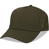 Oversize XL XXL Men Quick Dry Baseball Cap Water-Resistant Performance Laser Cut Mesh Snapback Hat for Big Heads 23.5"-26"
