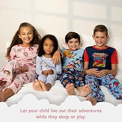 Disney Girls' Baby Piece Loose-fit Pajama Set, Soft