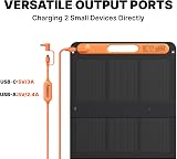 Jackery SolarSaga 100W Portable Solar Panel for Explorer 240/500/1000 Power view 5