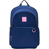 Champion Venice Laptop Backpack in Crinkle Nylon with Padded Adjustable Straps, Water Bottle Pocket for Work, Travel, Commute, Blue Depths, One Size