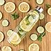 HACI Color 18.5 oz Glass Water Bottle - Eco-Friendly Shatter Resistant Borosilicate Glass Bottle, BPA, PVC and Lead Free, Portable with Nylon Sleeve