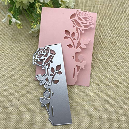 4.6x1.8inch 2019 Rose New Die Cuts Metal Cutting Die Craft Die Embossing Stencil Template for Scrapbooking Card Making DIY Invitation