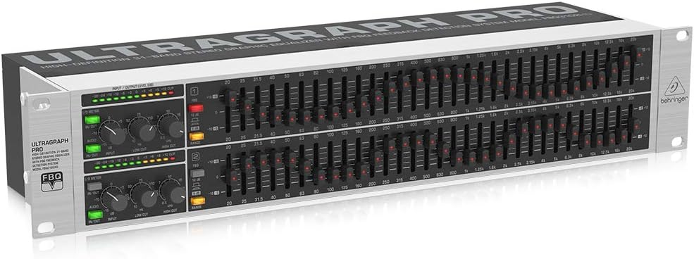 Behringer ULTRAGRAPH PRO FBQ3102HD High-Definition 31-Band Stereo Graphic Equalizer with FBQ Feedback Detection System - Image 3
