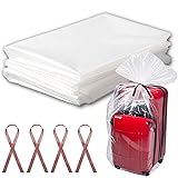 4 Pcs Large Clear Plastic Bags, 40" x 60" Dustproof