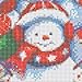 staroar 5D Diamond Painting Kits for Adults Round with AB and Crystal Rhinestone Full Drill - Snowman Family 39x52CM Art Craft Diamond Art