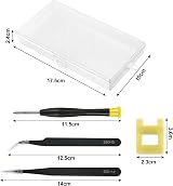 Ainiv Precision Repair Screwdriver Set 15Pcs with 2 Tweezers 1 Demagnetizer view 4