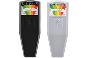 Magnetic Field Radiation Test Instrument Detector Portable and Radiation Detector Measurement Tool(Silver)