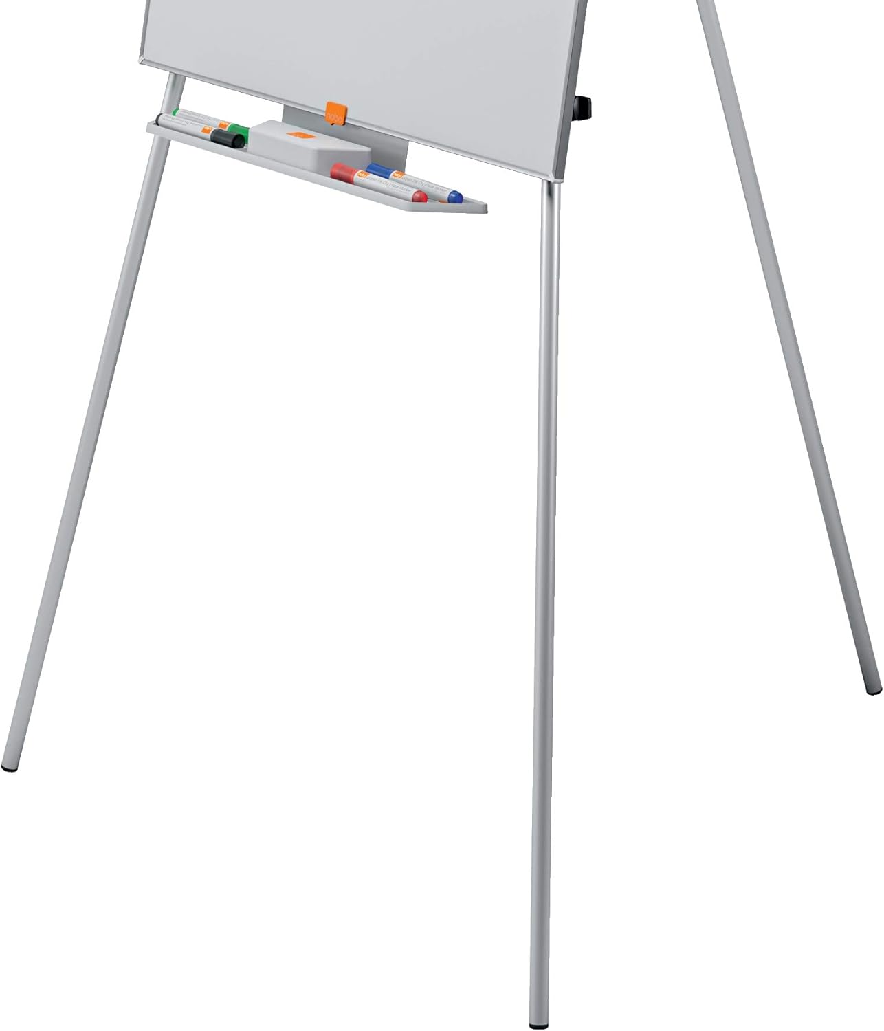 Nobo Barracuda Magnetic Whiteboard, Flipchart Easel with Adjustable Tripod Stand, 680 x 1840 x 680 mm, White : Office Products