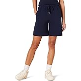 Amazon Essentials Women's Fleece High Rise Bermuda Shorts, Plus Size Available