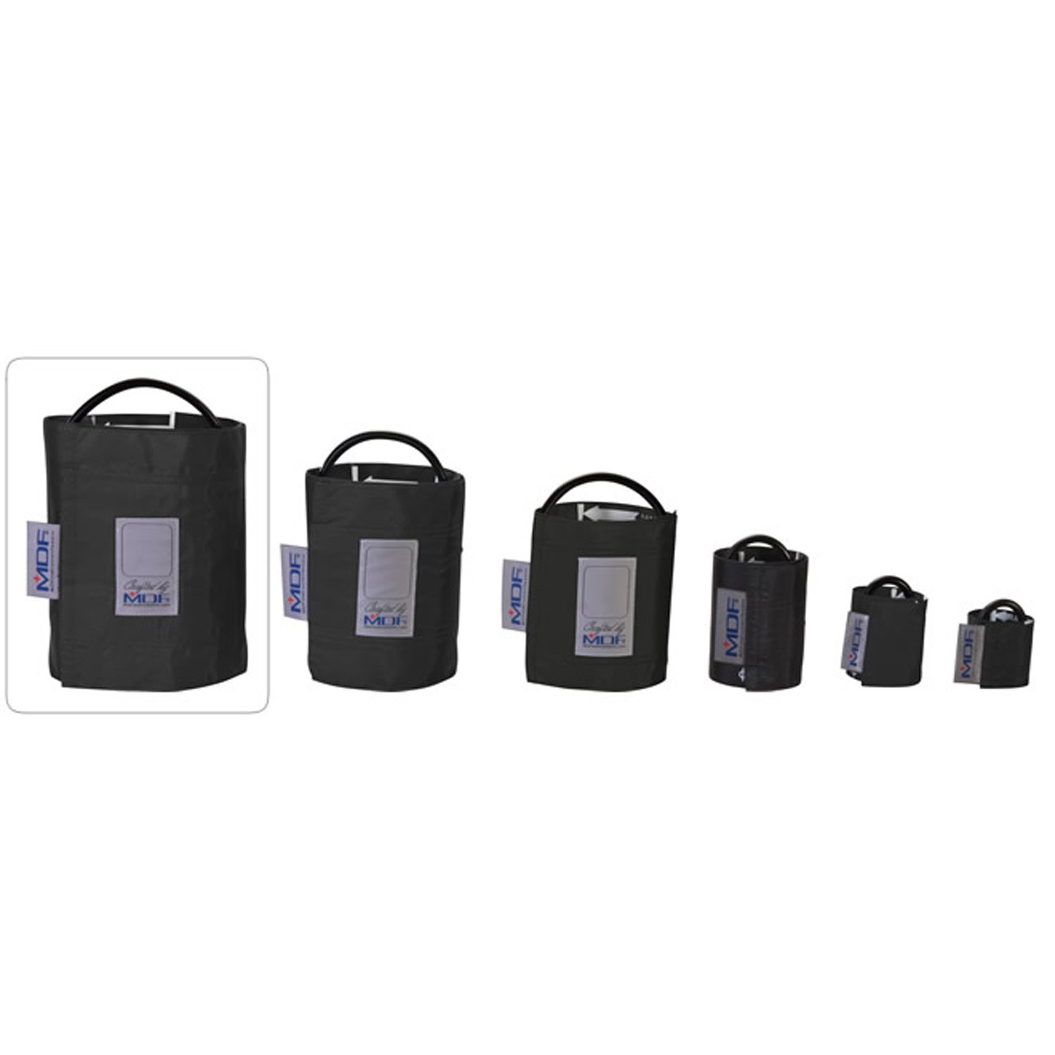 MDF Instruments, Latex-Free Blood Pressure Cuff - Thigh - Single Tube (MDF2090471) (Black (NoirNoir))