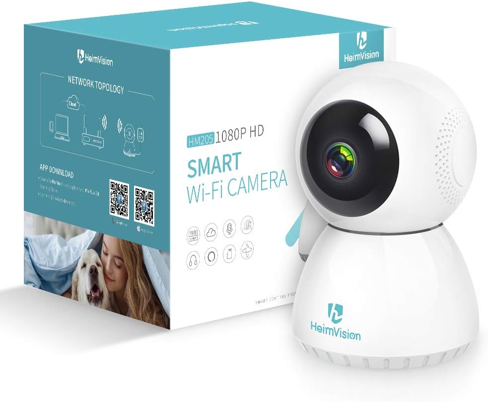 Heimvision Dome Camera 1080P HD IP Indoor Home Security Surveillance System Pan/Tilt/Zoom Wireless Security Camera with Night Vision, Motion Tracker, Auto-Cruise, Remote Monitor fo