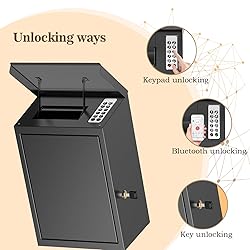 DiDiHere Key Drop Box with Smart Lock for Outside