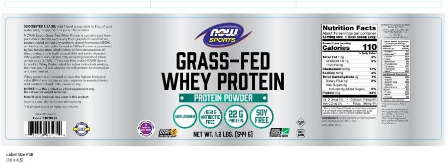 NOW Sports Nutrition, Organic Pea Protein 15 Grams, Unflavored Powder, 1.5-Pound: Health & Personal Care