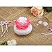 Bloss Lotus Cotton Swab Holder Q-tip Holder Cotton Bud Swabs Toothpick Organizer Dustproof Holder Home Decor - Pink For Mothers Day Gifts