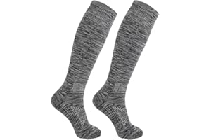 ja vie Comfy 81% Merino Wool Skiing Socks Extra Warm for Women & Men Athletic Outdoor Performance Socks