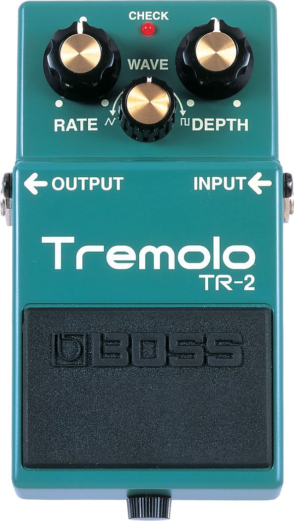 BOSS Tr-2 Tremolo Pedal, Vintage Tremolo Effects In An Easy-To-Use Compact Pedal