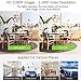 Spy Camera, Hidden Camera Clock,HD 1080P WiFi Nanny Cam,140°Angle Wireless IP Surveillance Camera with Night Vision/Motion Detection/Loop Recording for Indoor Home Security Monitoring via APP