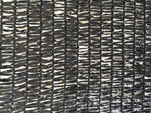 casidy 50% Black Bulk Shade Cloth UV Resistant Fabric for Greenhouse 10ft x 20ft