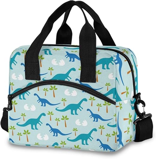 XIXIKO Bolsa de almuerzo con diseño de dinosaurios de animales, para