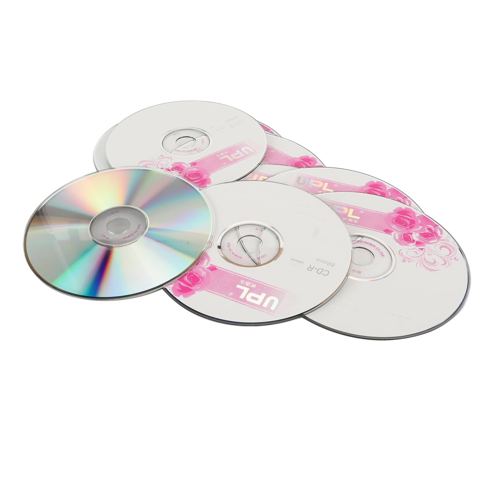 Tonysa CD R Blank Discs, 52X 700MB Recordable Disc Blank CDs for Burning and Storing Digital Images Music Data Audio Stable Performance (10PCS)