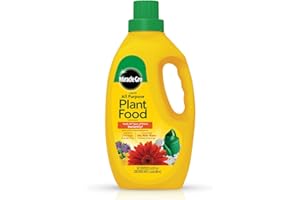 Miracle-Gro Liquid All Purpose Plant Food, Concentrate, Feeds Plants Instantly, For All Plant Types, Flowers, Vegetables, Trees, Houseplants, 32 oz.