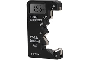 Battery Tester, Universal LCD Digital Battery Checker for AA AAA C D 9V & 1.5V Cells, Rechargeable Batteries Capacity Meter f
