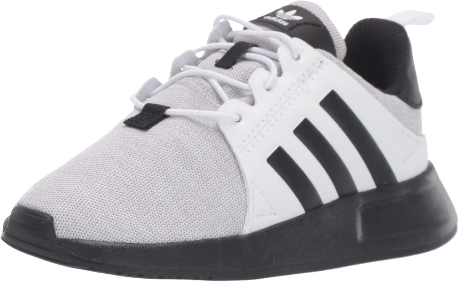 Amazon.com | adidas Originals Unisex-Kid's X_PLR EL Running Shoe, Light Grey Heather/Black/White 