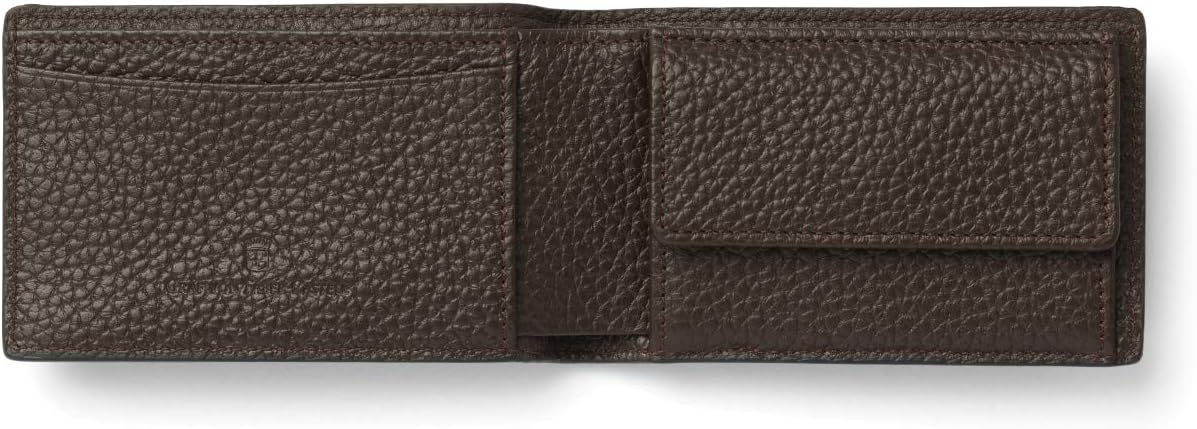 Graf von Faber-Castell 118775, Small Cashmere Wallet, Dark Brown, with Coin Compartment - Image 3