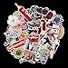 Cool Fashion Supreme and Brand Stickers,Cute Stickers,Water Bottle Decal for Cars Skateboard Motorcycle Bicycle Skateboard Graffiti Patches Stickers for Adults(104Pcs)