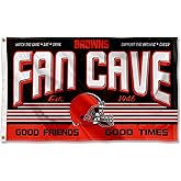 Cleveland Browns Fan Man Cave Banner Flag