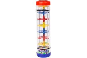 Shake Rattle Hand Sensory Great Tubes for Sensory Development Rainmaker Plastic Colorful