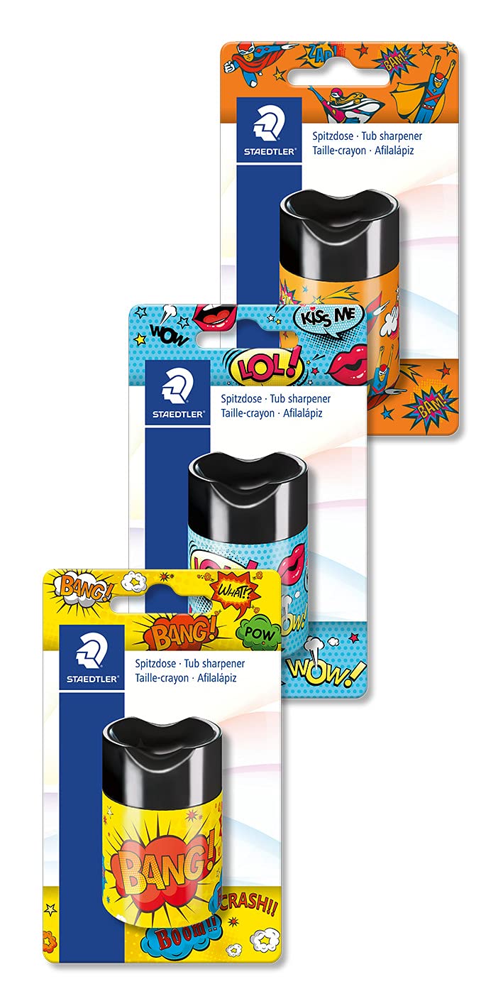 STAEDTLER 511 Comic Edition Pencil Sharpener – Blister Pack