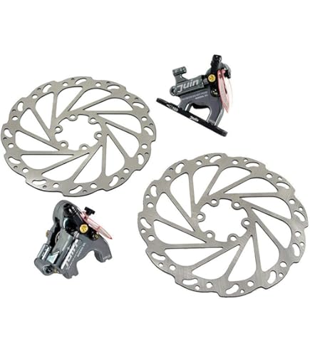パーツ Juin TECH F-1 Disc Brake JUIN TECH F1 Hydraulic Flat Mount Road CX Disc Brake Set