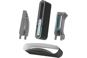 HOZO NeoBlock Sanding Block Set – 1 Magnetic Handle + 3 Swappable Heads (Basic, Pro, Expert) with 6 Grit Belts (120/180/240/400/600/800), Supports Wet Sanding, Quick-Swap for 3D Printing & DIY Project