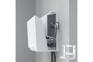 Starlink Router Mount Gen 3, Wall Mount for Star Link Router and Power Supply Organizer, Space-Saving All-in-One Bracket Hold