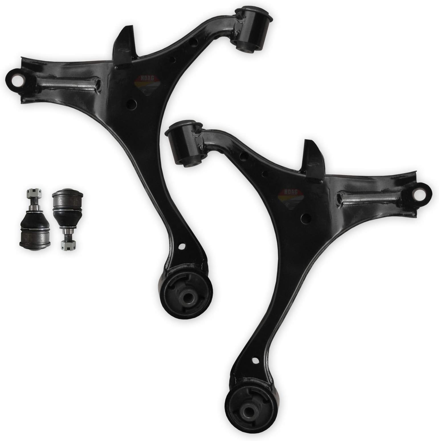 Set of 2 Front Left and Right Lh Rh Lower Suspension Wishbone Control Arm Ball Joint FCA6243 FCA6244 FBJ5442