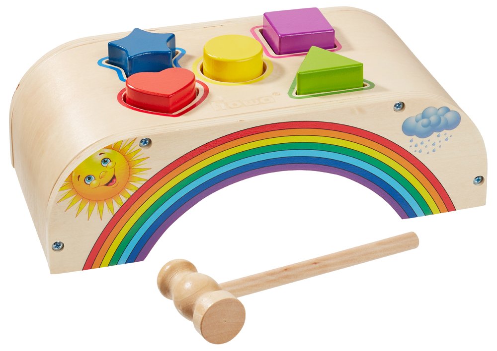 howa Wooden Pounding Bench Hammer Toy 6004