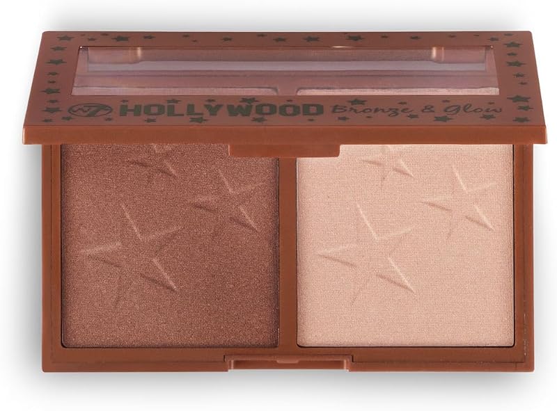 W7 Hollywood Bronze and Glow 13 g Bronzer Highlighter Palette