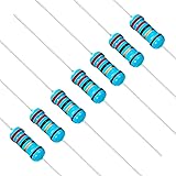 Chanzon 50pcs 1W 22 Ω ohm Metal Film Fixed Resistor 0.01 ±1% Tolerance 22R MF Through Hole Resistors Current Limiting Rohs Ce