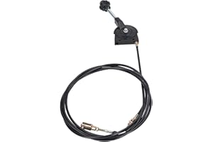 Excavator Manual Throttle Cable, 11.5ft Throttle Motor Control Cable for Excavator or Mixer, Hand Throttle Accelerator Cable 