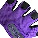 Contraband Pink Label 5537 Womens MICRO Weight Lifting Gloves w/Grip-Lock Padding (PAIR) (Purple, Small)