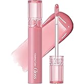 rom&nd GLASTING COLOR GLOSS 01 PEONY BALLET - K-Beauty Viral Plumping Lip Gloss | Mirror Shine, Hydrating, Non-Sticky, Long-Lasting "Bunny Tongue" Light Pink for Soft Girl Aesthetic