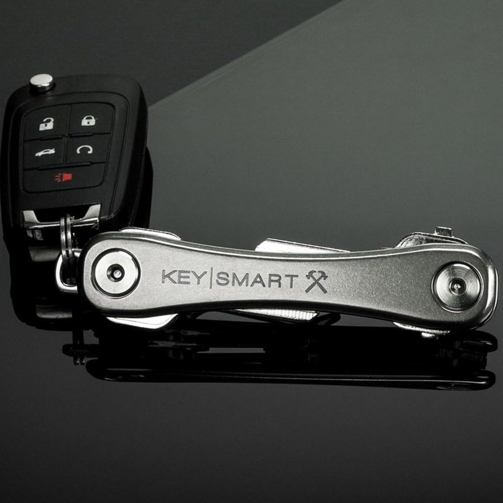 KeySmart Rugged, Multitool Key Holder for Keychain w/Bottle Opener and Pocket Clip, Key Organizer for Key Chain EDC Keychains - Image 4