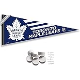 Toronto Maple Leafs Pennant Flag and Wall Tack Pads Mounts