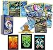 GoldenGroundhog 40 Assorted Dragon and Water Pokemon Card Lot Bundle with 2 Random Pokemon EX Cards, Rares, Energy, Foil and 3 Custom Token Counters