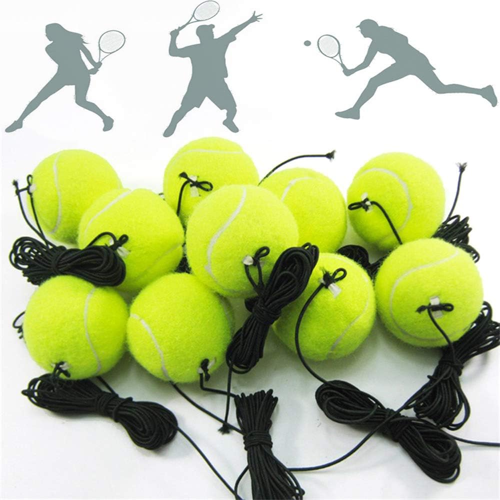 Tennis Training Ball,indoor practice,Professional Tennis Training Partner Rebound Practice Ball With 4m Elastic Rope <1 piece>