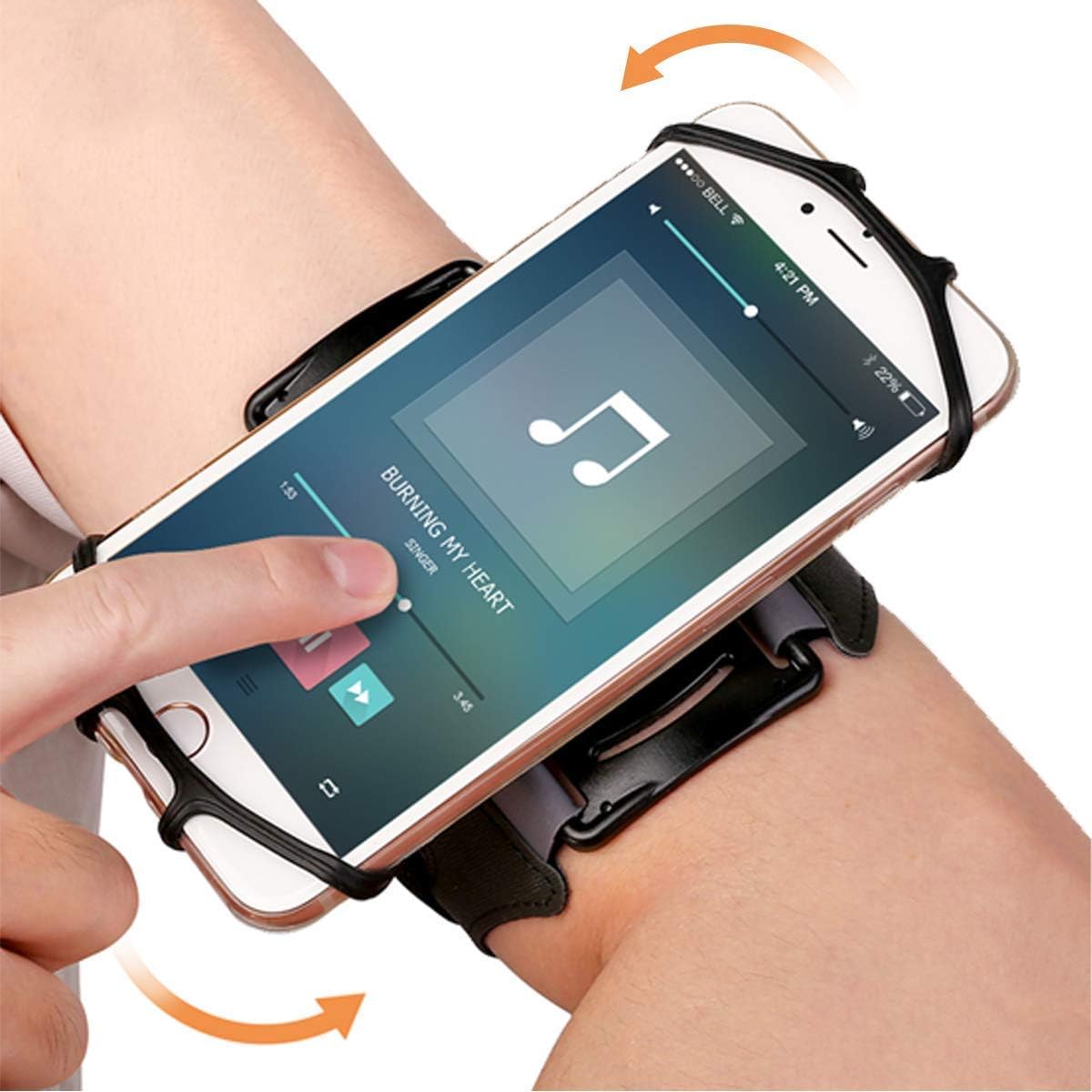 Amtake 180° Rotatable Armband / Wristband Phone Holder for Running