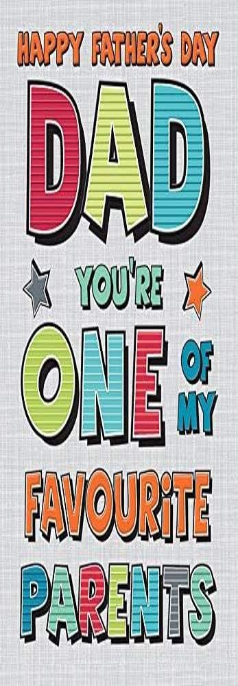 Traditional Father's Day Card Dad - 9 x 6 inches - Piccadilly Greetings