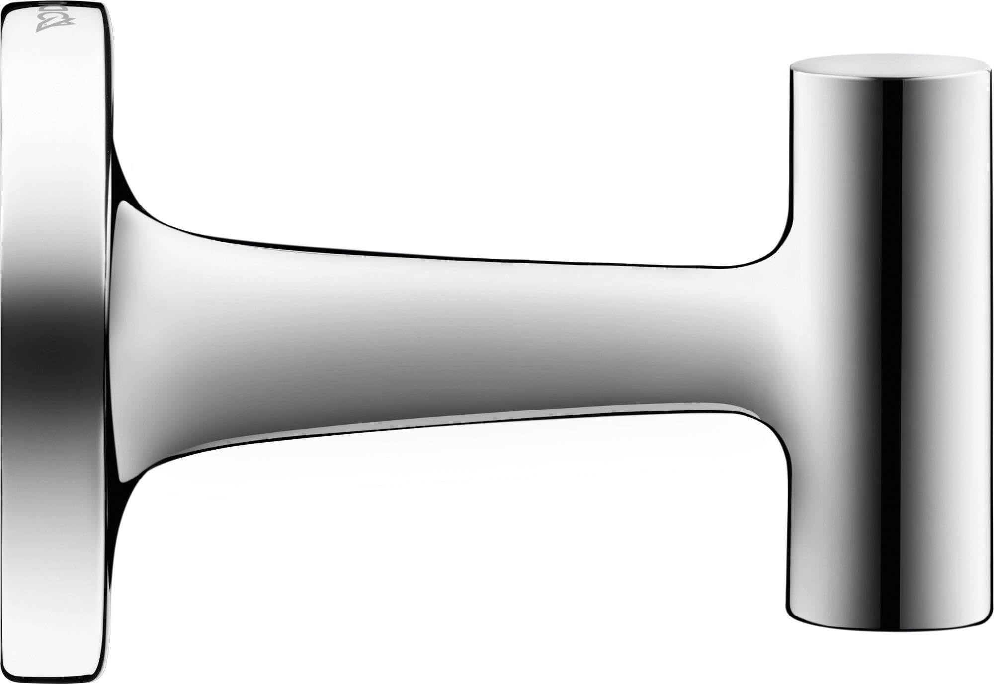 Duravit Starck T Towel Hook, Brass, Chrome, One Size — image 1