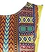 Lookatool Women Vintage Traditional African Dress O-Neck Sleeveless Party Dress (XL, Yellow)